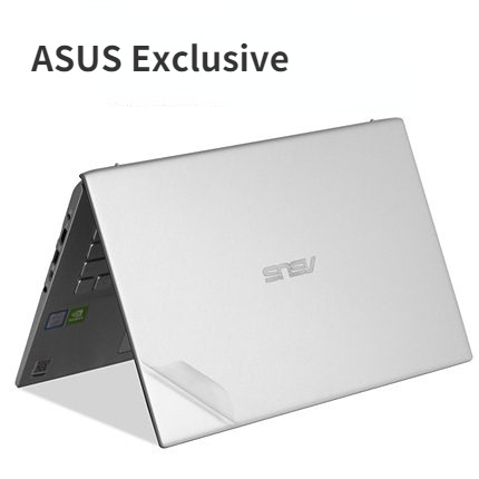 สติ๊กเกอร์แล็ปท็อป Matte โปร่งใส 3Sides ผิว 14 15.6 13 เคส ASUS zenbook Vivobook Adolbook adol 13 14