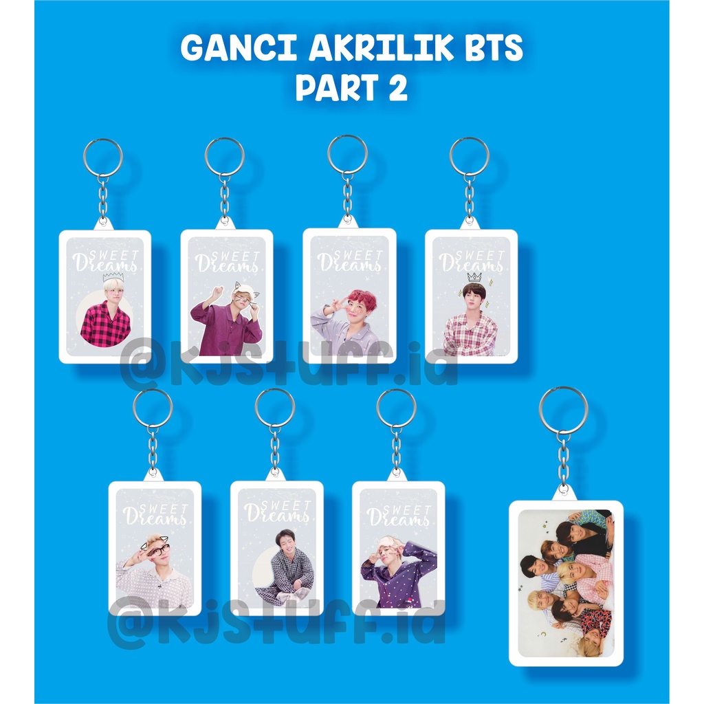 GANTUNGAN [ตอนที่ 2] BTS KPOP ACRYLIC KEYCHAIN REVERSIBLE PICTURE KEYCHAIN