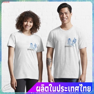 ขายดี Illicit เสื้อยืดแขนสั้น NASA Essential T-SHIRT / space x t-shirt Essential T-Shirt Mens Womens T-shirts