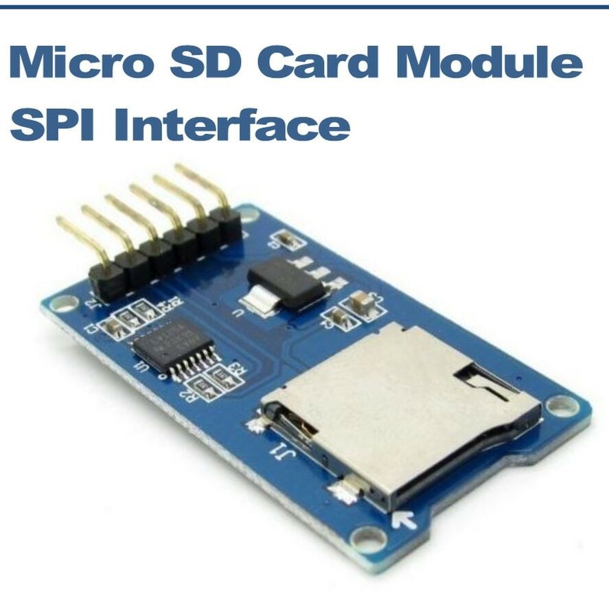 เครื่องอ่านการ์ด Micro SD Writer โมดูล Reader Writer อินเทอร์เฟซ Arduino SPI