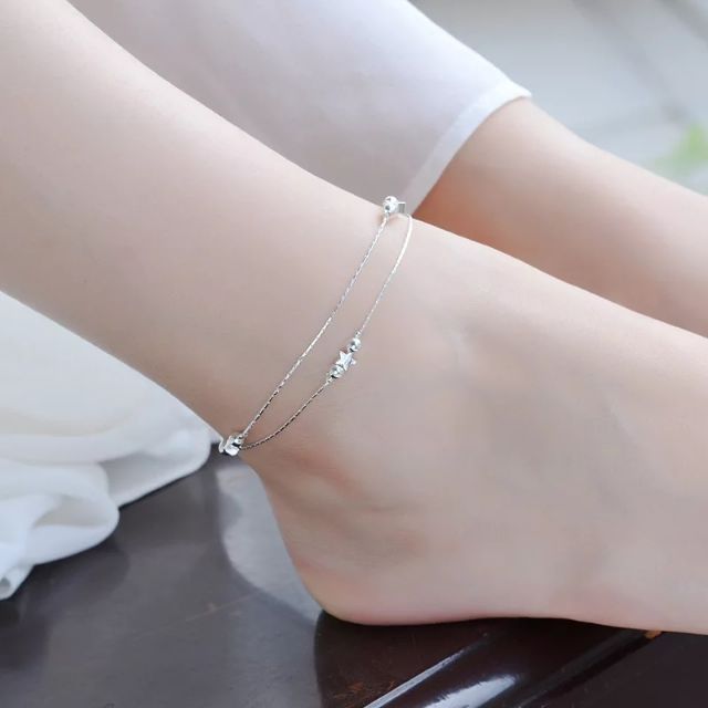 •☆• สร้อยข้อเท้าดาว สองเลเยอร์ • Stary Layers Anklet