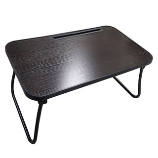 Multipurpose table TABLE HB-BR-01 MDF MELAMINE DARK OAK Multipurpose furniture Home &amp; Furniture โต๊ะอเนกประสงค์ โต๊ะอเนก