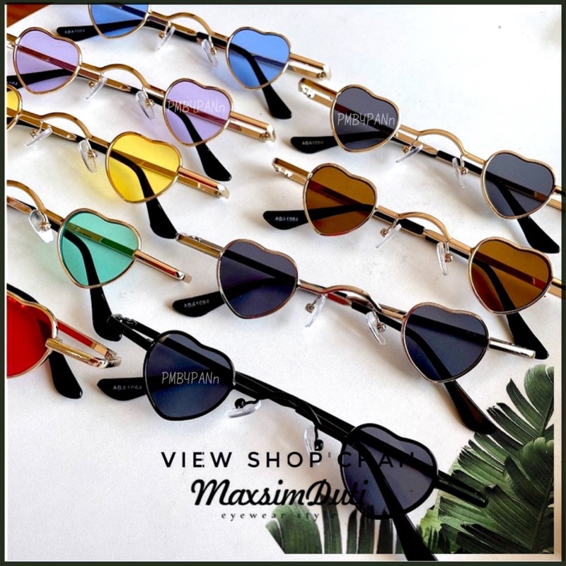 🇹🇭 รุ่นDro207 แว่นตาทรงวินเทจ ❤️ รุ่นนี้ใส่ได้ทั้งผู้ใหญ่และเด็ก แว่นตากันแดด ป้องกันUV400ได้จริง ทรงหัวใจ - รูปที่ 5