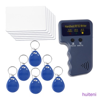 [Huiteni] อุปกรณ์คัดลอกการ์ด Rfid Id / คัดลอก / เขียน / 6 แท็ก / 6 การ์ด