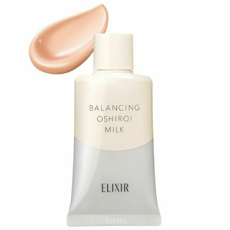 Shiseido Elixir balancing oshiroi milk 35g. สีเนื้อ spf50+ pa++++