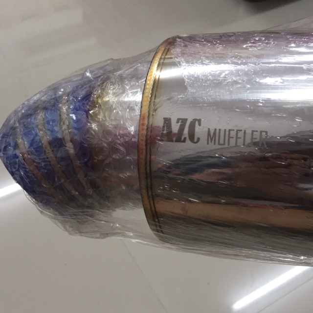 ท่อ AZC Muffler ท่อไอเสีย ท่อน้าแจ่ม Honda Jazz GE ปลายงุ้ม "วิ่งดีบอกต่อ วิ่งหวยคืนเงิน"