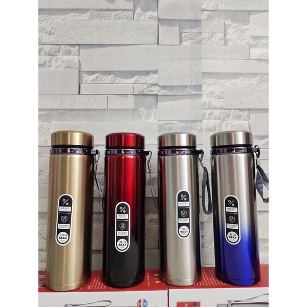 กระบอกน้ำ ขนาด 1000ml.เก็บอุณหภูมิน้ำร้อน-น้ำเย็น สแตนเลส 304# (มีของพร้อมส่ง)