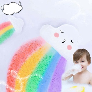 [MOM-Mazing] Bath Bomb 1 ชิ้น Rainbow cloud บาธบอมบ์ รูปเมฆ สบู่แช่ตัว สบู่ทำสปา ราคาพิเศษ