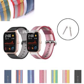 สายนาฬิกาข้อมือไนล่อนทอ สําหรับ Huami Amazfit GTS2 GTS4 mini GTS3 GTS2e Neo GTS 2 3 4 2e