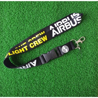 Flight CREW เชือกเส้นเล็ก พร้อมซองใส่บัตรฟรี