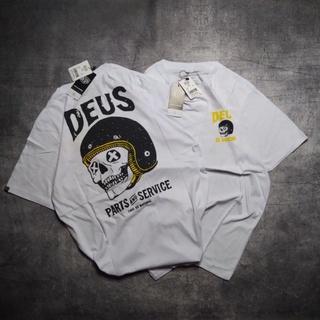 เสื้อยืด พิมพ์ลายโลโก้ Deus EX MACHINA สีขาวS-5XL