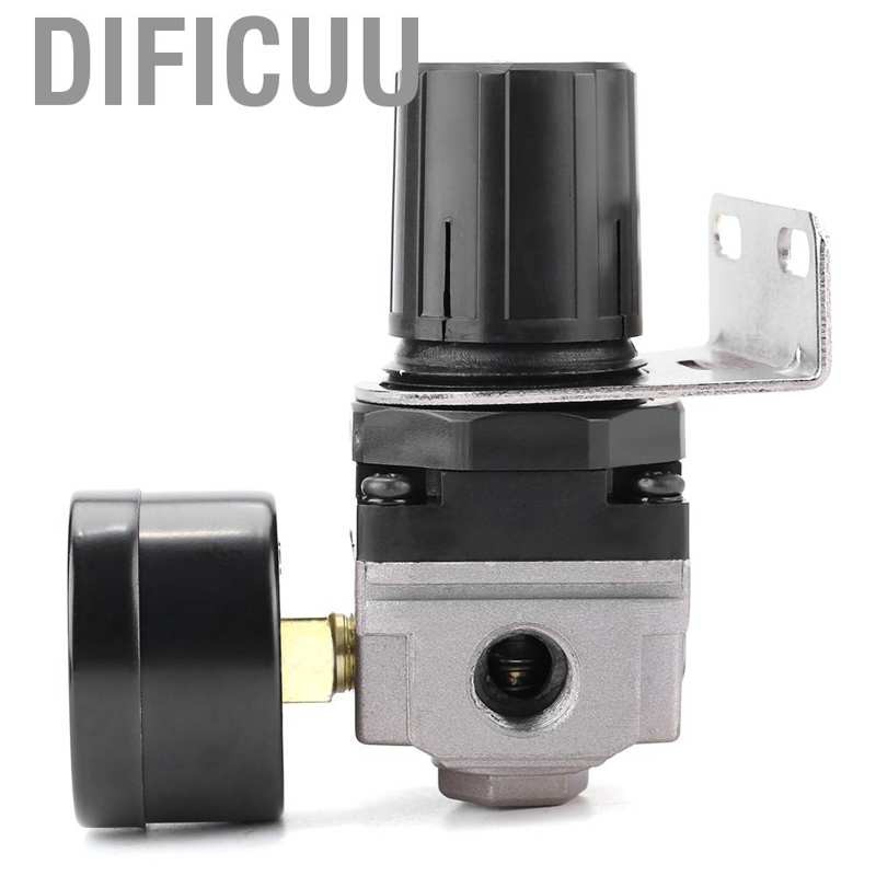 Dificuu-th [สินค้ายอดนิยม] เครื่องควบคุมการควบคุมวาล์วควบคุมความดันอากาศ G1/4