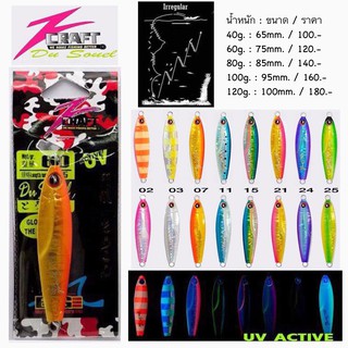 เหยื่อ ตกปลาทะเล / Z-Craft Du Souel 40 - 120 กรัม