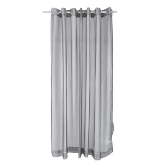 Door curtain CURTAIN DIAZ 250X220 GRAY A-HLS Curtains, blinds Home &amp; Furniture ผ้าม่านประตู ผ้าม่าน EYELET HOME LIVING S