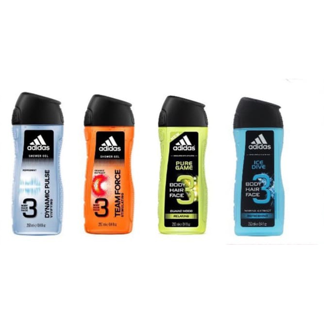 adidas team force shower gel