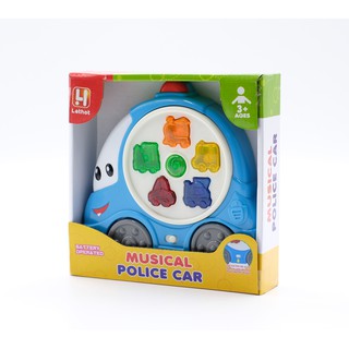 MUSICAL POLICE CAR ของเล่นเด็กเลียนเสียงรถ