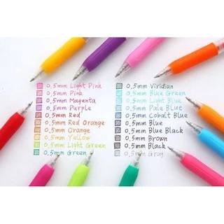 Zebra Sarasa Clip ปากกาเจล 0.5 มม. สีมาตรฐาน 20 สี ของแท้จากญี่ปุ่น ปากกาเจล ขายดีอันดับ 1 ในญี่ปุ่น มีสีให้เลือกเยอะ