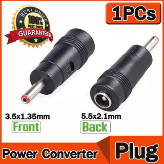 อะแดปเตอร์ หัวแปลง AC DC Power จาก 5.5*2.1mm ไปเป็น 3.5*1.35mm ( 5.5x2.1mm female to 3.5x1.35mm male AC DC Power Connect