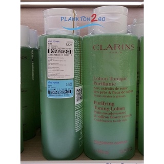 สูตรใหม่ CLARINS Toning Lotion with Iris For Combination Or Oily Skin 400ml ป้ายคิง โทนเนอร์บำรุงผิวหน้า