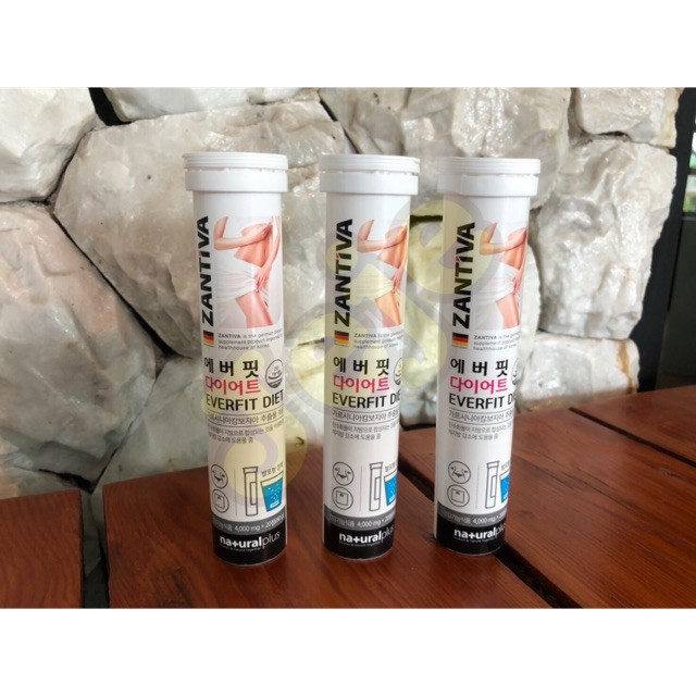 [สินค้าของแท้100%_พร้อมส่ง] ZANTIVA EVERFIT DIET เม็ดฟู่ละลายไขมันตัวดังของเกาหลี!