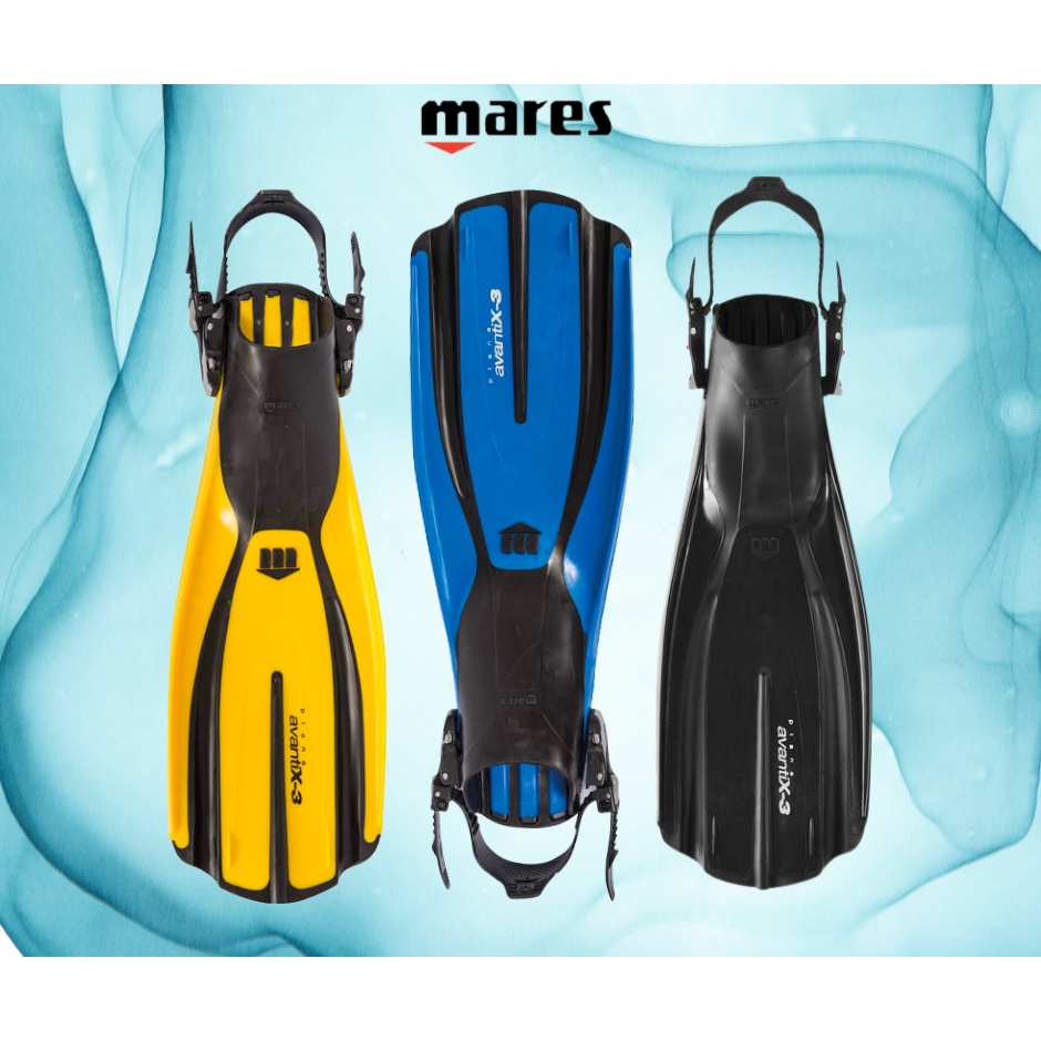 ครีบดำน้ำสกูบา Mares Plana Avanti X3 รุ่นส้นเปิด