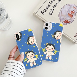 cartoon Poji Prince เคสไอโฟน 11 pro 14 13 12 11 promax case iPhone 8พลัส 7 8 Plus Se 2020 เคส X Xr Xs Max เคสโทรศัพท์