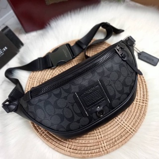 กระเป๋าคาดอก คาดเอว COACH WARREN MINI BELT BAG IN SIGNATURE CANVAS