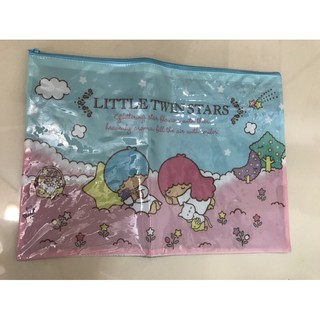 SNE020 พร้อมส่ง แฟ้มเอกสาร แฟ้มซิป little twin star