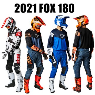 ชุดเกียร์วิบาก 2021 fox 180 ชุดเกียร์วิบาก FOX ชุดมอเตอร์ครอสเสื้อผ้ามอเตอร์ไซค์