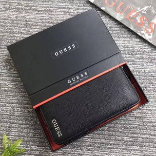 Guess Factory Long Wallet Y2019 กระเป๋าสตางค์ใบยาวรุ่นใหม่ล่าสุดหนังนิ่มสวยอยู่ทรงเปิดปิดด้วยซิปรอบ