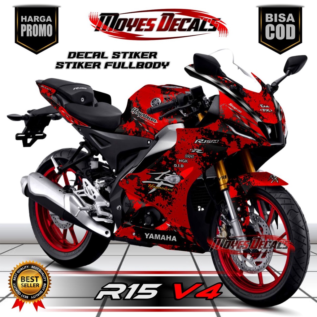 Decal R15 V4 Full Body - สติ๊กเกอร์ R15 V4 Fullbody - Decal R15 - สติ๊กเกอร์ R15 V4 - สติ๊กเกอร์มอเต