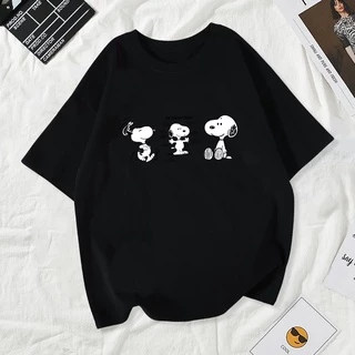 Cosco เสื้อยืดผู้หญิงสาวลายการ์ตูนน่ารัก#8852