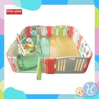 Eduplay คอกเด็กเกาหลีพร้อมแผ่นกิจกรรม Happy baby room Classic คอกกั้นเด็ก นำเข้าจากเกาหลี คอกเด็ก ที่กั้นเด็ก