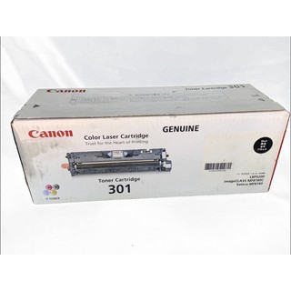 หมึก เลเซอร์สี Canon/Cartridge 301BK/ตลับผงหมึก Black Toner/Cartridge is used for/Canon/LBP-5200/MF-8180C/Color Laser/🖨