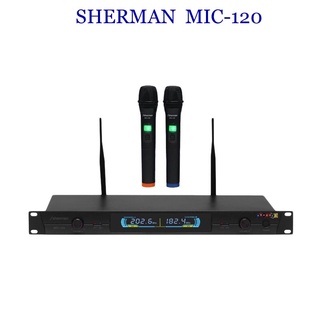 Sherman MIC120 ไมโครโฟนไร้สาย คุณภาพดี VHF Wireless Microphone