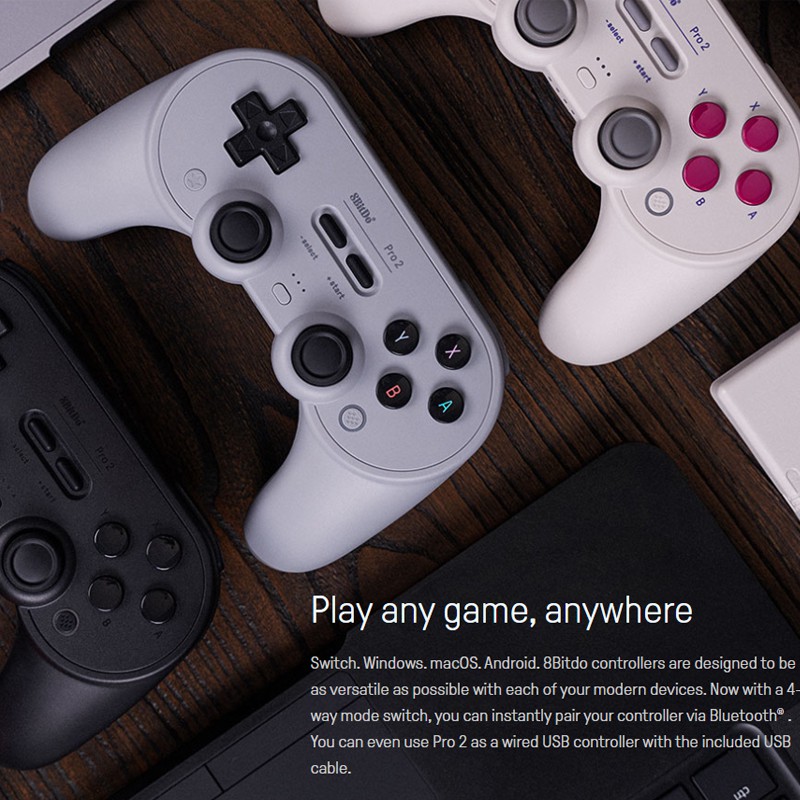 8Bitdo Pro 2 Bluetooth Controller New Version for Nintendo Switch ...
