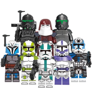 ของเล่นตัวต่อฟิกเกอร์ Stars War Galictic Marines Legion Trooper ขนาดเล็ก