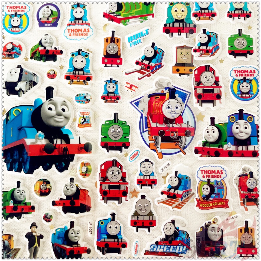 ❀ สติกเกอร์รางวัล Thomas & Friends Q-1 DIY ❀ สติกเกอร์ PVC รูปบับเบิ้ล 3D กันน้ํา สําหรับตกแต่งของเล่น 1 แผ่น