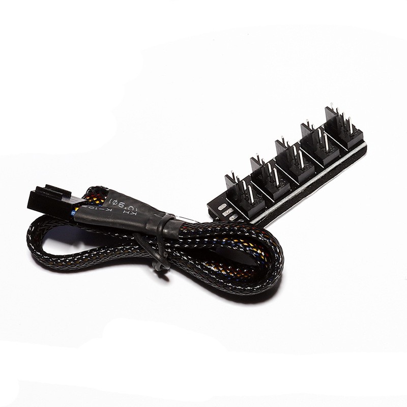 FAN HUB 1 TO 4 1 TO 5 4Pin 3Pin PWM แฟนฮับ สายพัดลม สายขยายช่องพัดลม (3-4 PIN) - รูปที่ 3