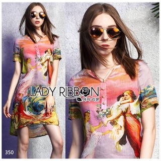 Lady jennifer casual vivid color mix printed