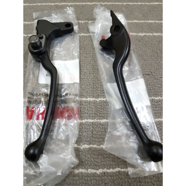 ก้านเบรคลูกบิดสีดําเบรคมือแบบกลไก Yamaha สําหรับ NVX155 NVX 155