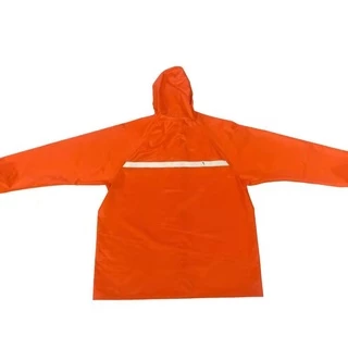 ชุดกันฝนแบบเสื้อทั้งหมด 3 สี มีแถบสะท้อนแสง รุ่นหมวกติดเสื้อ ขนาด M-4XL