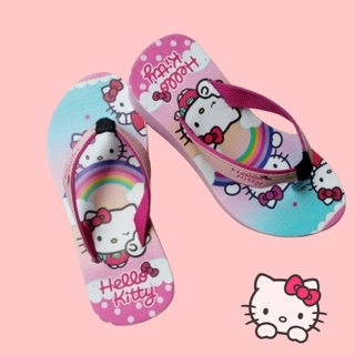 รองเท้าแตะ ส้นเตารีด พิมพ์ลายตัวอักษร สําหรับเด็ก | Hellokitty ออเดอร์เด็ก (WGS HK)