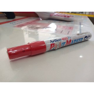 ปากกาPermanent Artline Paint Marker EK-409XF สีแดง