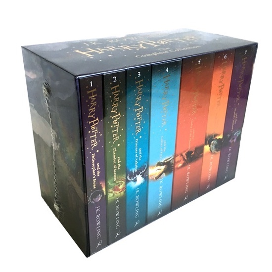 Harry Potter 7 Books Complete Set ฉบับภาษาอังกฤษ 7 เล่ม RgB0 - 1adjf ...