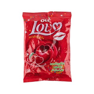 โอเล่ เลิฟ กลิ่นสวีทสตรอว์เบอร์รี (100 เม็ด) Ole Love Sweet Strawberry Scent (100 tablets)