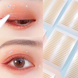 Invisible Lace Double Eyelid Stickers / Swollen Eye Reduce Swelling Tapes Makeup Tools