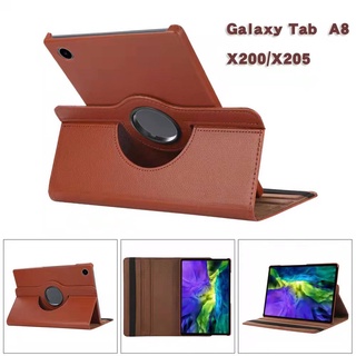 เคสหนังคุณภาพดี หมุนได้ 360 องศา เคส Case Samsung Tab A 8 10.5"X200 X205