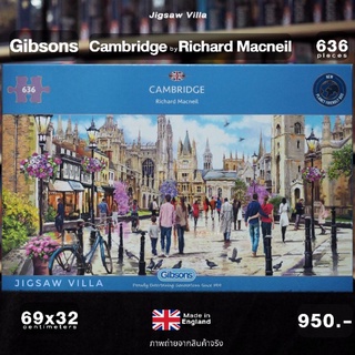 Gibsons - Cambridge  Panoramic / Richard Macneil ขนาด 636 ชิ้น Made in The UK มีสินค้าที่ไทย พร้อมส่งได้ทันที