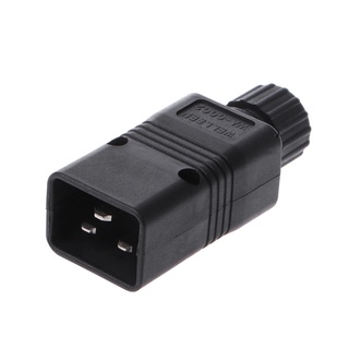 ปลั๊กไฟเชื่อมต่อคอมพิวเตอร์ Rr IEC 320 C20 Male 16A 250V